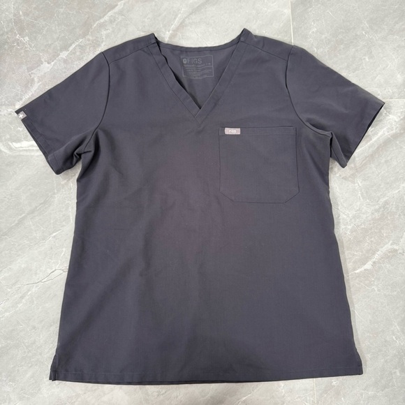 Women’s Figs Catarina One Pocket V-Neck Scrub Top Style FW1000 Size Medium - Picture 3 of 16